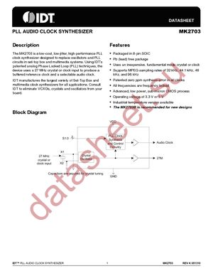 MK2703SITR datasheet  